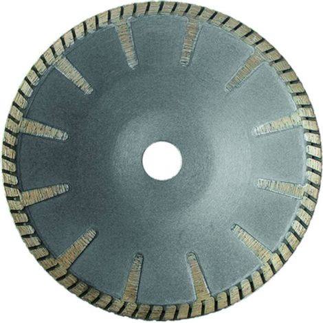 Disque Diamant Concave D. 180 x Al. 22,23 x Ht. 9 x Ep. 3 mm - Béton, Granit, Pierre Naturelle - Diamwood (1/2)