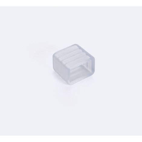 Tapón Final para Tira LED 220V AC SMD2835 IP65 Ancho 12mm Transparente