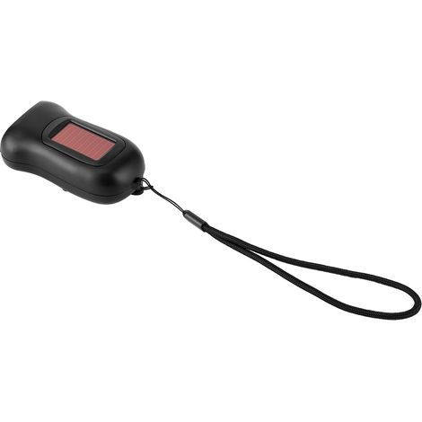 Lampe torche LED dynamo rechargeable à énergie solaire et à manivelle pour le camping en plein air