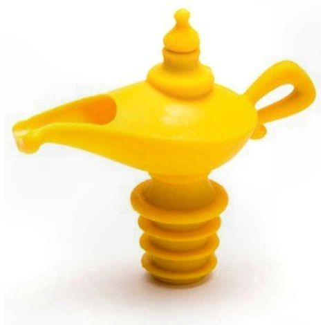 Lampe en bouchon à vis jaune à motifs, idéale pour la décoration intérieure. (1/5)