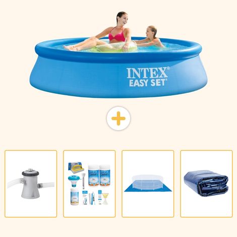 Intex Piscine Easy Set Ronde - 244x61 cm - 5-pièces S289 (1/5)