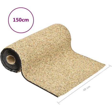Revêtement Pierre Décoration 150 X 40 cm Sable Pour Bassin de jardin, piscine, terrasse. Finition naturelle