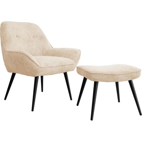 Sillón Comfivo Cypressus, Sea 140, 89x73x73cm, Tapiz, Patas: Metal, 0