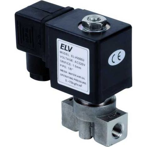 Electrovanne haute pression inox 1/8'' NF