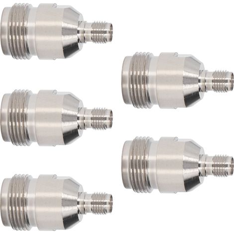Adaptateur RF coaxial 5 pièces, connecteur femelle N vers SMA femelle, kit de conversion pour câble, raccord coaxial, adaptateur de connecteur. (1/5)