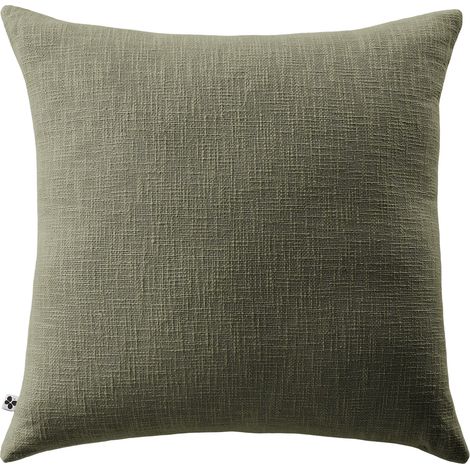 Coussin Déhoussable 60 x 60 cm - 100% coton Sixtine Thym (1/4)