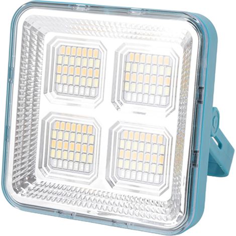 Lampe solaire LED portable magnétique de travail, lampe de camping LED magnétique pour éclairage d'urgence extérieur, bleue (1/5)