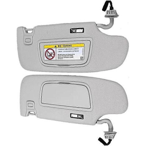 1 Paar Sonnenblenden mit Kosmetikspiegel DS73-F04101 DS73-F04100 für Ford Mondeo Edge Taurus 2013-2019, Sonnenblendenpaneel, A (1/5)