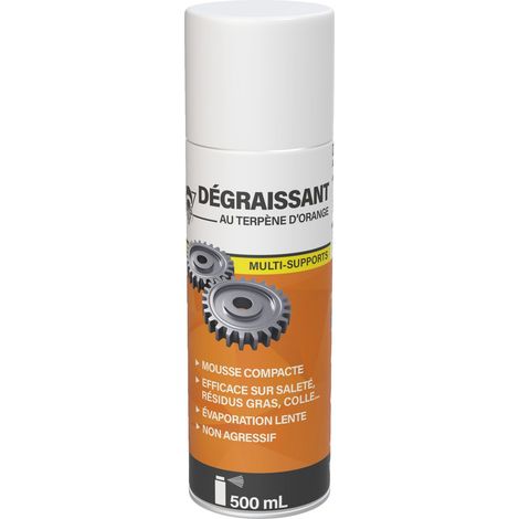 Méduze - Dégraissant terpène d’orange en aérosol 500mL - Multifonctions - Professionnel (1/5)