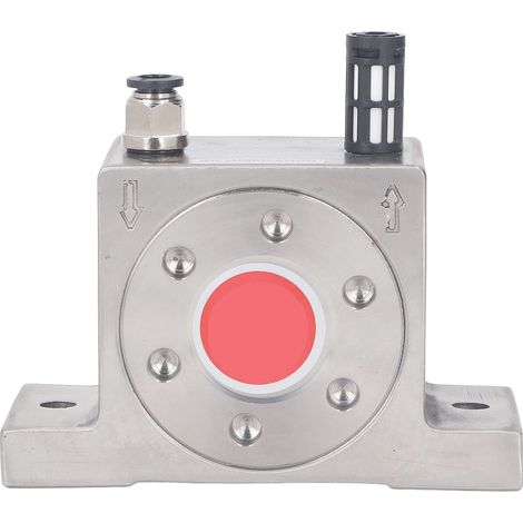 Vibrateur pneumatique à filetage G1/4 pouce, turbine à air industrielle en acier inoxydable pour l'alimentation et le transport (1/5)
