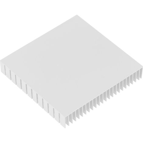 Radiateur en aluminium 120x120x20mm blanc pour refroidissement CPU PCB haute puissance, module dissipateur thermique à ventilateur (1/5)