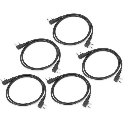 Heads 5-teiliges Kopierkabel für Zweiwegfunkgeräte, 2-polig, Klon- und Kopierzubehör. (1/5)