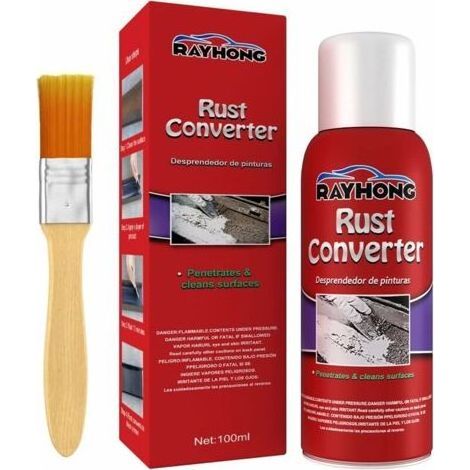 Mehrzweck-Rostentferner, Rostschutzmittel, Auto-Chassis-Rostentfernungsspray mit Bürste, Wartungsreinigungs-Rostentferner, 100ml (1/5)