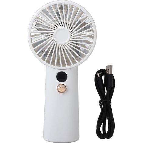 Ventilador de Mano Portátil, Motor sin Escobillas 28000 RPM, 100 Velocidades, Batería 9600mAh – Ideal para Oficina, Camping y Exteriores (1/5)