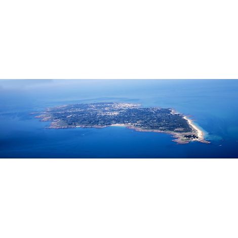 Tableau sur toile île d'Yeu 30x97 cm - Impression sur Toile Murale Décorative - Image imprimée en HD sur Toile - Toile sur Châssis en Bois FSC - Fabriqué en France (1/4)