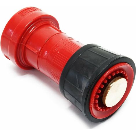 Pommeau De Lance À Eau - 38 mm - Réglable Jet Droit À Brouillard - En Polycarbonate - Pour Centres De Pompiers, Serres Et Suppression De Poussière - 1 Pièce