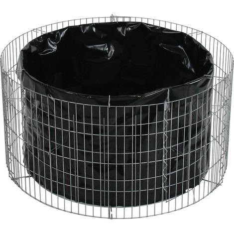 Hochbeet bellissa basic round verzinkt 81 cm x 40 cm (1/4)