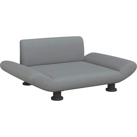 vidaXL Hundebett Hellgrau 70x45x28 cm Stoff