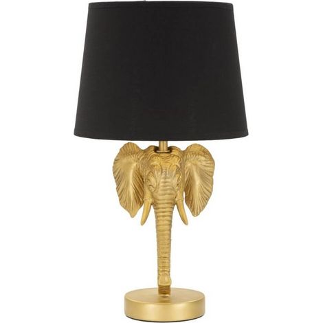 Lampada da tavolo decorativa con paralume Elefante 43 (1/5)