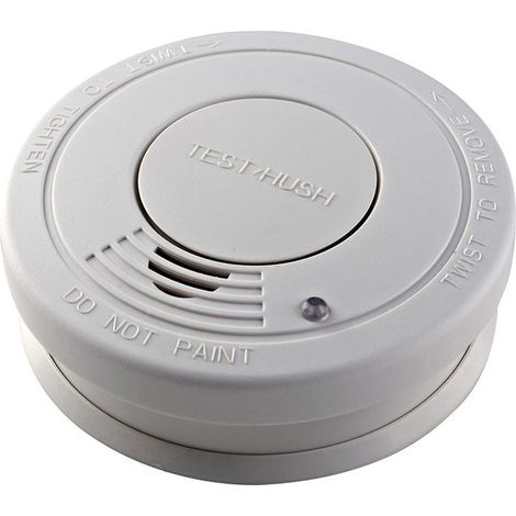 Melchioni Sensore di Fumo MKC-127A Allarme 85dB Tecnologia Fotoelettronica Bianco