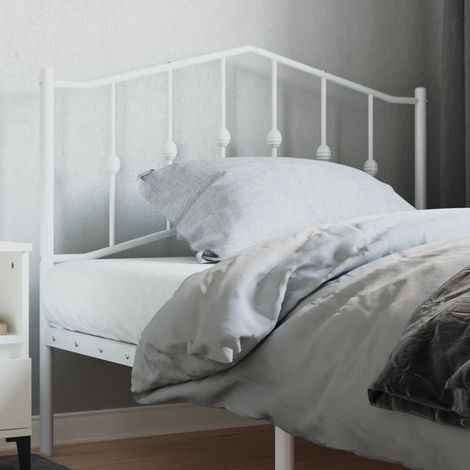 Ersatz-Kopfteil Metall Weiß 107 cm