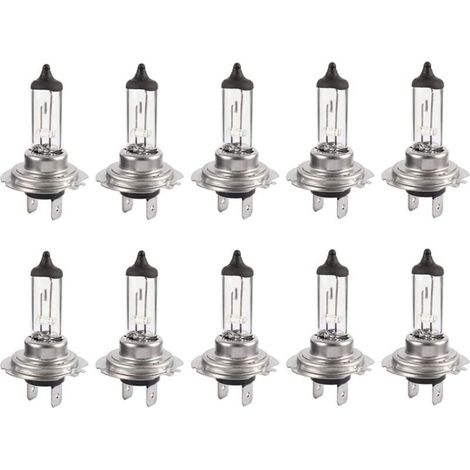 10 Stück LED-Halogenlampen 12V H7 55W