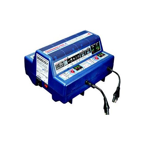 Cargador de Baterías Tecmate Gestiona Hasta 4 Baterías al Mismo Tiempo. 4 Optimate Pro-s en 1 - Posibilidad de Conexión en Serie