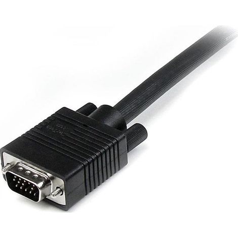 StarTech.com MXTMMHQ2M - Câble moniteur HD15 vers HD15 mâle/mâle - Câble VGA - 2 m - Connecteur coudé - Noir (1/4)