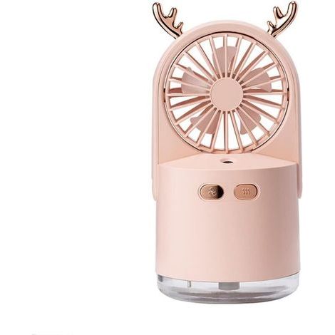 Leistungsstarker und leiser Tischventilator, 360° verstellbarer Winkel, tragbarer Ventilator, leiser Schreibtischventilator zur Kühlung, für Büro, Outdoor-Sport und Reisen (1/5)