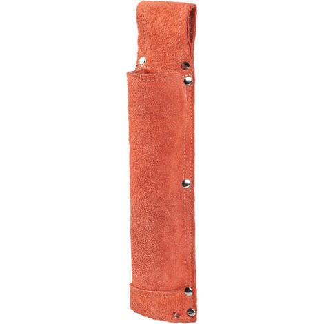 Sac de rangement générique pour baguettes de soudage, porte-électrodes, sangle en PU, ignifugé, portable, rangement sécurisé pour les environnements de travail des électriciens, taille S, rouge (1/5)