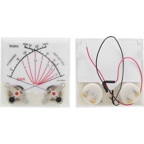 Émetteur de puissance SWR/wattmètre à double aiguille 60/300 W avec rétroéclairage (1/5)