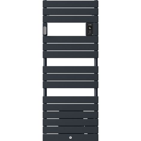 Handtuchheizkörper Riviera 2, Schiefergrau, 1000 W, Standard - THERMOR - 497541 (1/5)