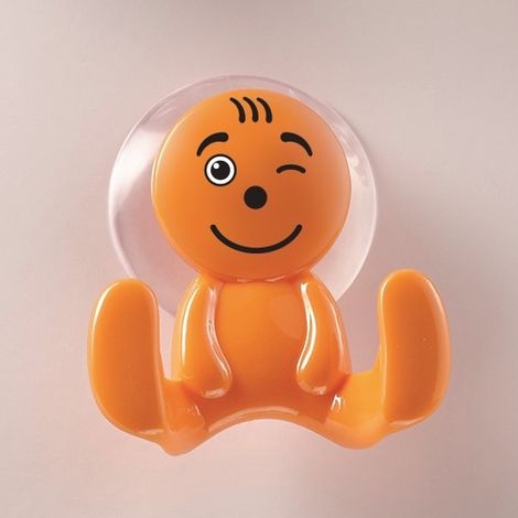 Portemanteau ventouse clin d'œil orange - MOTTEZ - B845VJA (1/5)