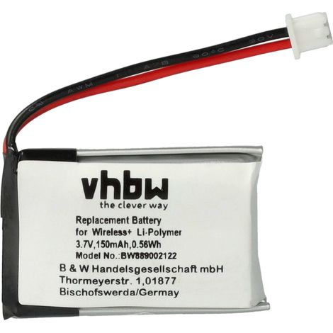 vhbw Akku kompatibel mit Carrera Evolution Racing Car (150mAh, 3,7V, Li-Polymer)