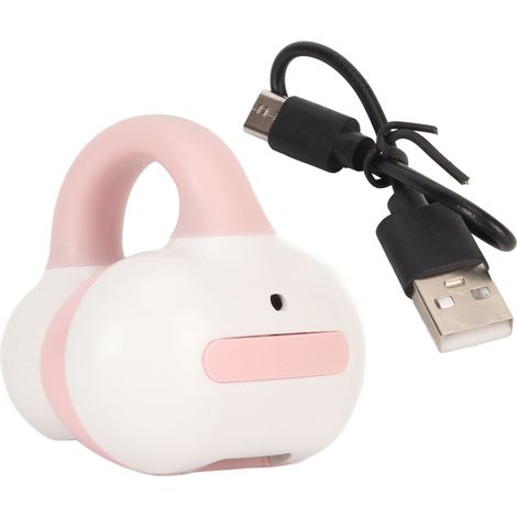 Clip Bluetooth 5.3 Oreillette Stéréo Mono Oreille Ouverte Serre-Tête Clip Rose (1/5)