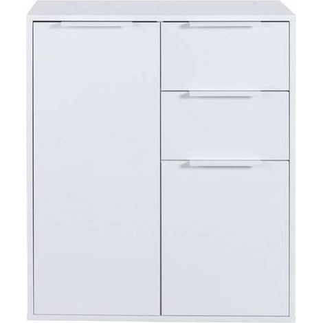 MOBILE 2A+2C CM 72X35X87H BIANCO/BIANCO LUC.
