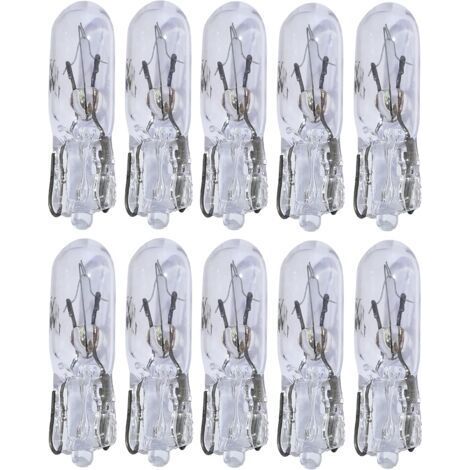 Lot de 10 ampoules T5 12V 1.2W pour tableau de bord-Chrom (1/3)
