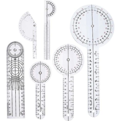 6 Stück Wirbelsäulengoniometer