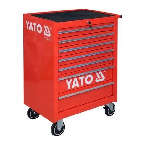 Yato YT-0914 Carro de herramientas rojo con 7 cajones