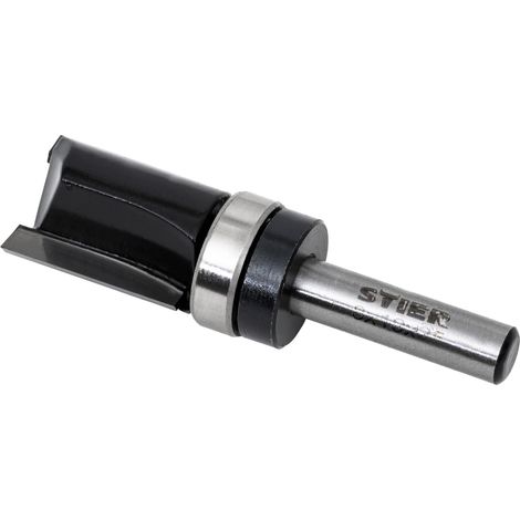 STIER Bündigfräser, mit Anlaufkugellager, 8 mm, Durchmesser 19 mm, Nutzlänge 25 mm, Hart-, Weich- und Holzverbundstoffe (1/5)