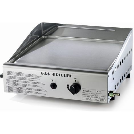 Barbecue Plaque de cuisson en acier au gaz LPG Made in Italy