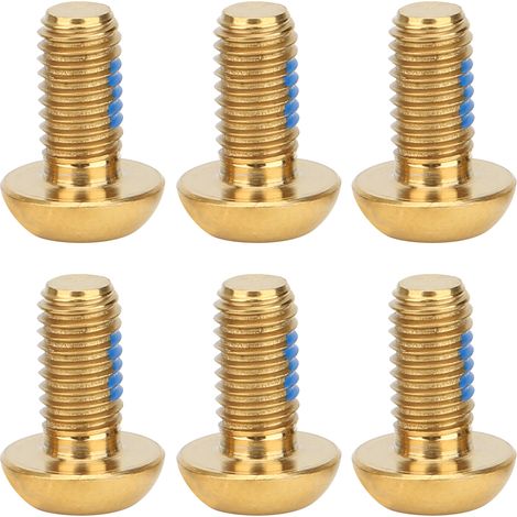 6 pièces Vis en Alliage de Titane M5x10mm pour Disque de Frein Vélo Bicyclette T25 Dorées (1/5)