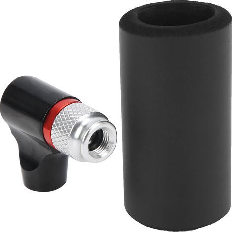 Pompe à pneus de VTT portable en forme de souris, gonfleur CO2 pour pneus de vélo avec manchon isolant (1/5)