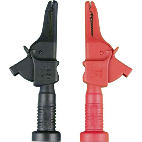 Gossen Metrawatt KY95-3 Krokodilklemmen-Set Buchse 4 mm CAT III 1000 V Schwarz, Rot 1 St.