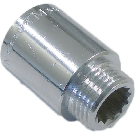 Prolunga Da 1/2" 5 Centimetri Ottone Cromato