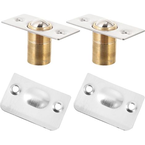 Loquet de porte à bille caché en acier inoxydable, lot 2, réglable (1/5)