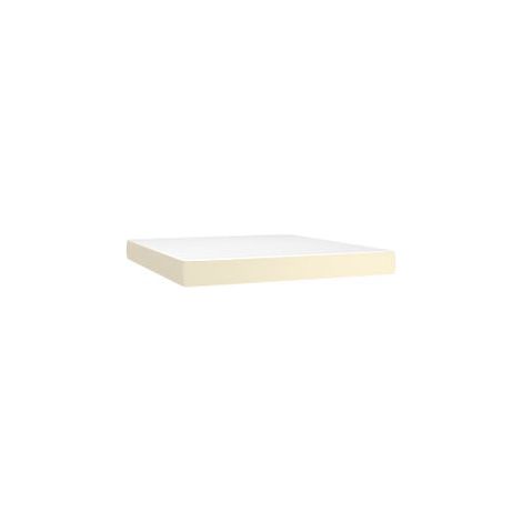 Matelas de lit à ressorts ensachés Crème 160x200x20