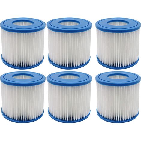 Lot de 4 Cartouches filtrantes pour Piscine de Type D & VII , Cartouches filtrantes de rechange compatibles avec Summer Waves