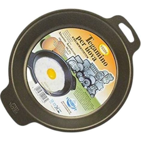 Tegamino Padellina Antiaderente Uova e Crepes 18 x 18 cm (1/3)