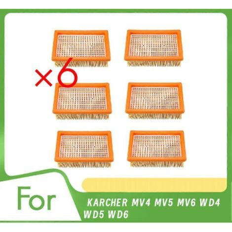 6er-Pack HEPA-Filter 2.863-005.0 für Kärcher Nass- und Trockensauger MV4, MV5, MV6, WD4, WD5 und WD6 (1/5)